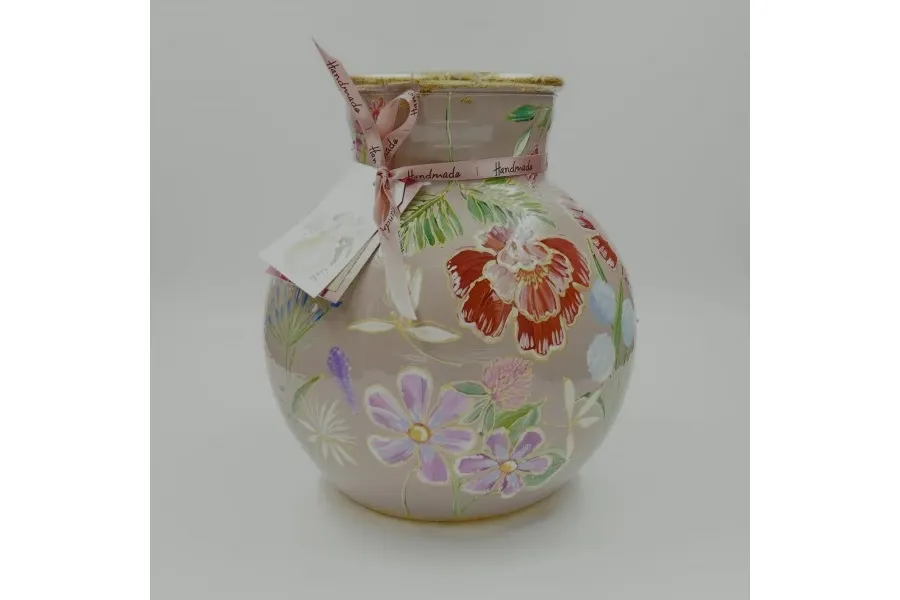 obrazek 1 Luksusowy wazon w kolorze taupe ball - idealna ozdoba salonu