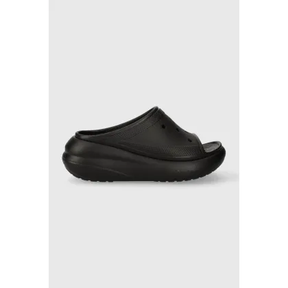 Zdjęcie Crocs Classic Crush Slide klapki kolor czarny 208731.001