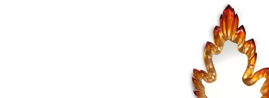 obrazek 2 Nowoczesne lustro specjalnej edycji inspirowane opadłymi jesiennymi liśćmi – Insidherland