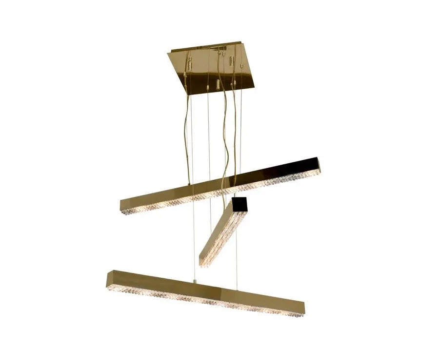 obrazek 2 Designerski 3-częściowy żyrandol Metis Linear