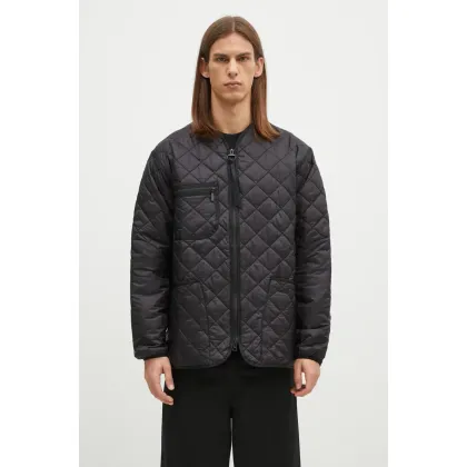 Zdjęcie Barbour kurtka Liddesdale Liner Quilted Jacket męska kolor czarny przejściowa oversize MQU1788