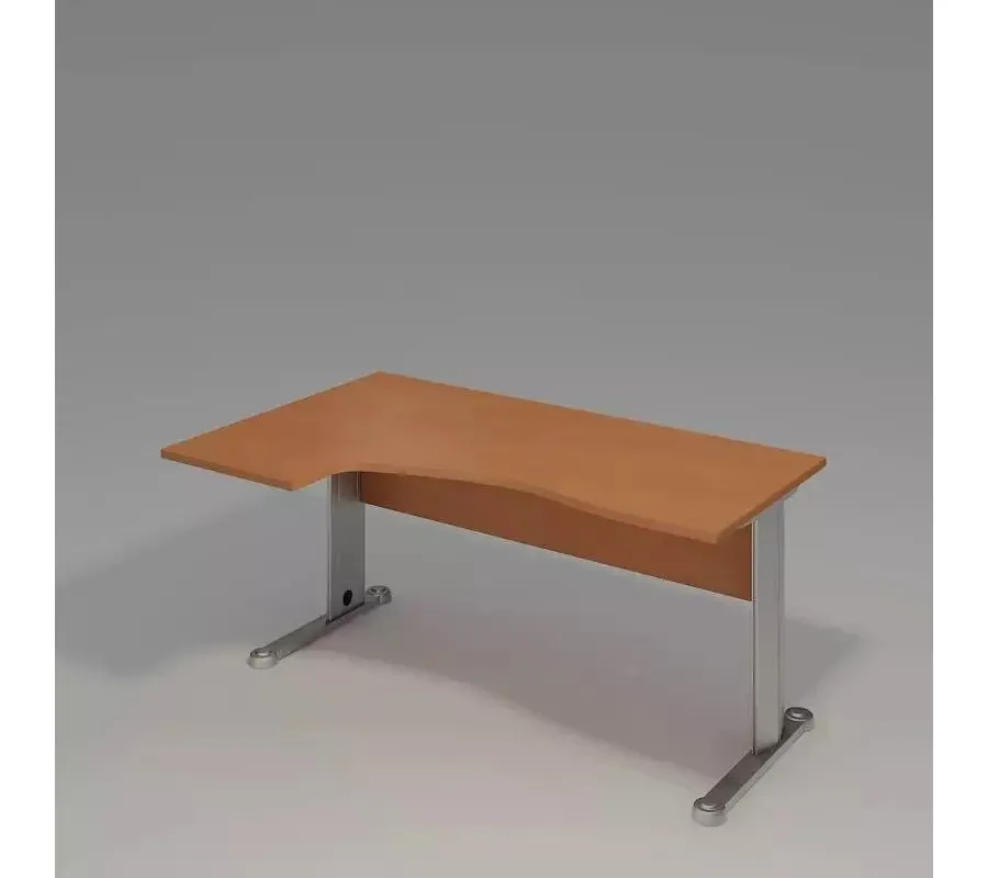 obrazek 1 Biurko narożne o wymiarach 160/70x100/74 do Nowoczesnego Biura - Biuro Serwis