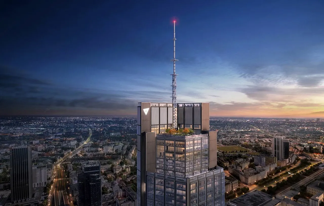Poznaj Varso Tower - 310 m najwyższego budynku Warszawy. Sprawdź, co czyni go rekordzistą i ikoną skyline’u stolicy.