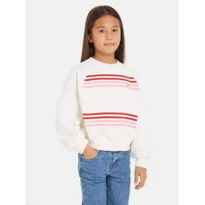 Zdjęcie Tommy Hilfiger Bluza Monotype KG0KG08037 Écru Relaxed Fit