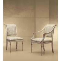 Picture Stylish chair and armchair in antique style – Morello Gianpaolo