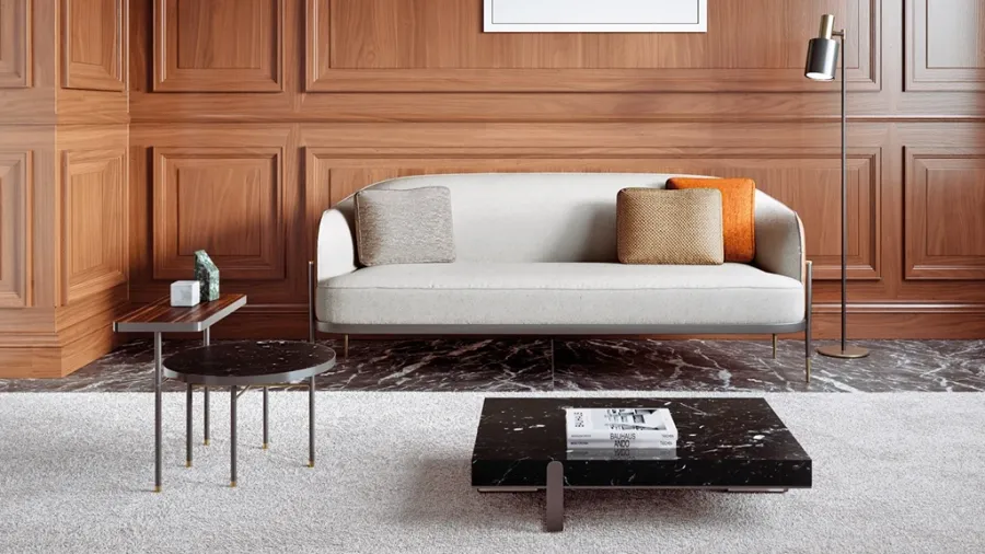 obrazek 10 Elegancka włoska sofa w stylu modernistycznym - do salonu