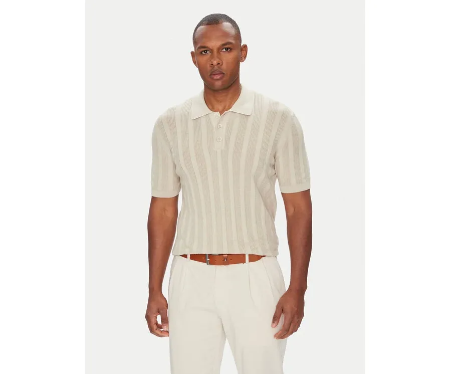 obrazek 1 Baldessarini Polo B4 50024.5232 Błękitny Slim Fit