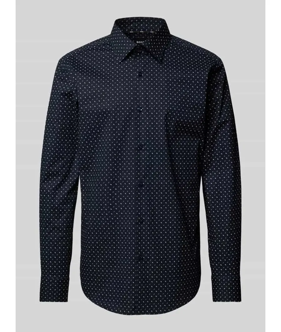 obrazek 1 Koszula biznesowa o kroju regular fit z kołnierzykiem typu kent model ‘Joe’