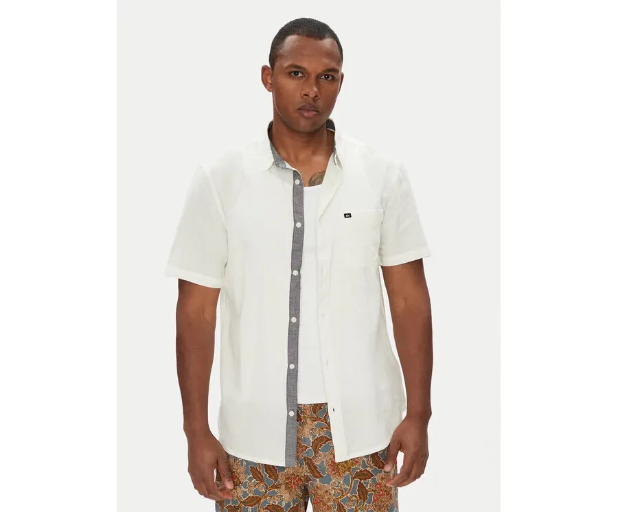 obrazek 1 Quiksilver Koszula Time Box EQYWT04622 Biały Regular Fit