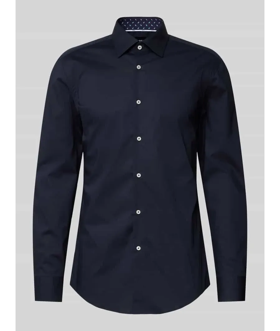 obrazek 1 Koszula biznesowa o kroju regular fit z kołnierzykiem typu kent