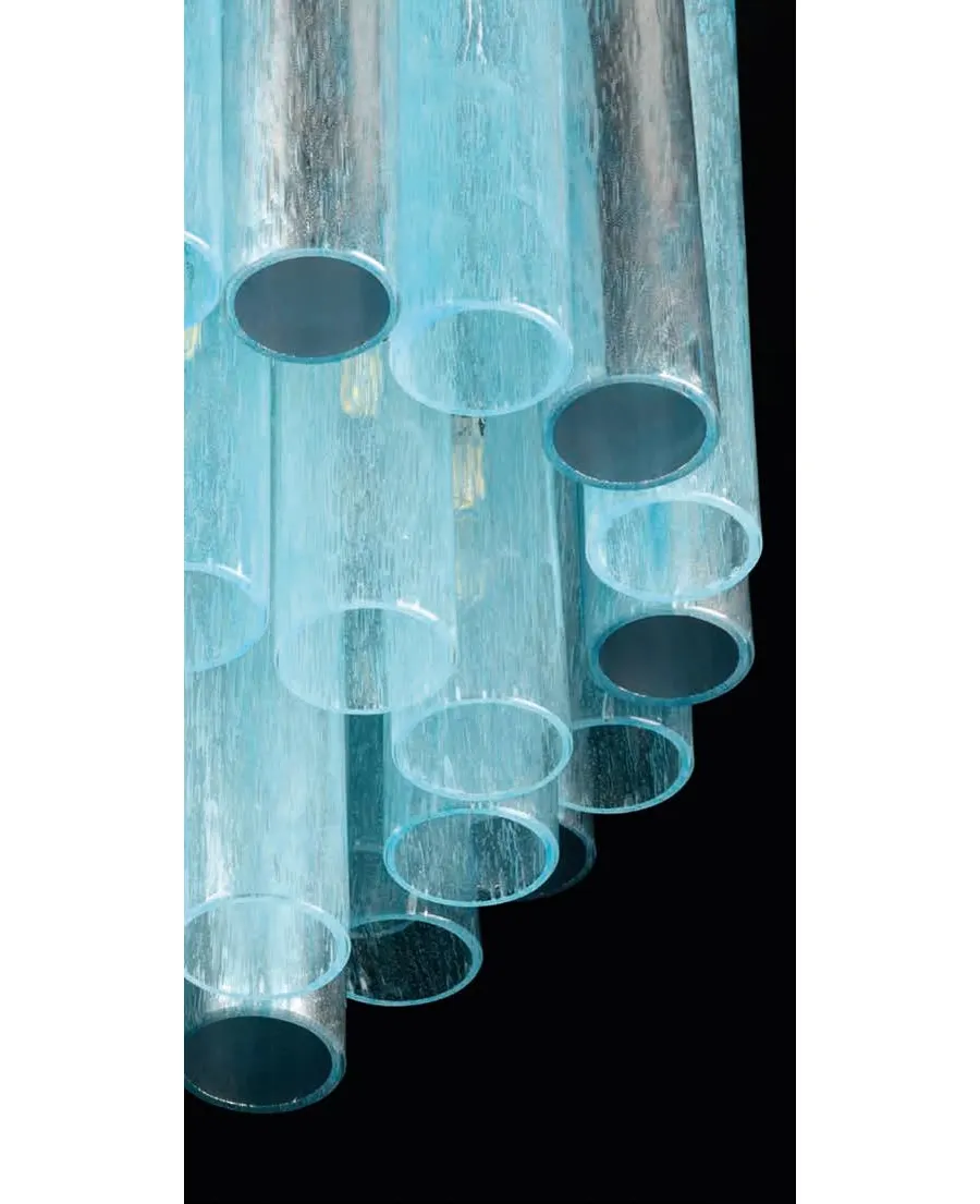 obrazek 2 Włoska luksusowa lampa sufitowa ze szkła Murano - Lucevetro