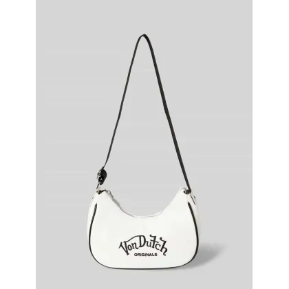 Zdjęcie Torebka z wyhaftowanym logo model ‘AMY’