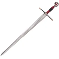 Zdjęcie Piękny miecz zakonu templariuszy dł. 110 cm