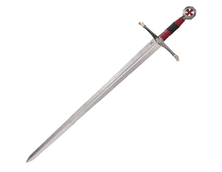 obrazek 1 Piękny miecz zakonu templariuszy dł. 110 cm