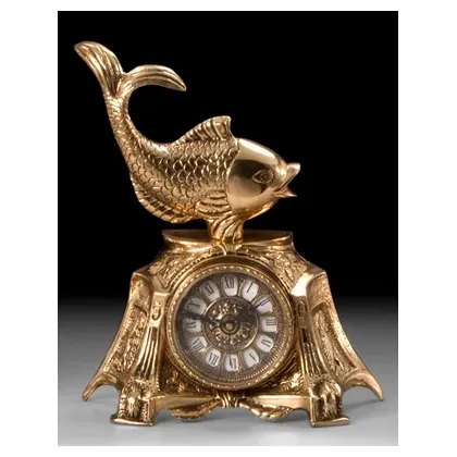 Picture A fascinating clock with a fish - for the angler