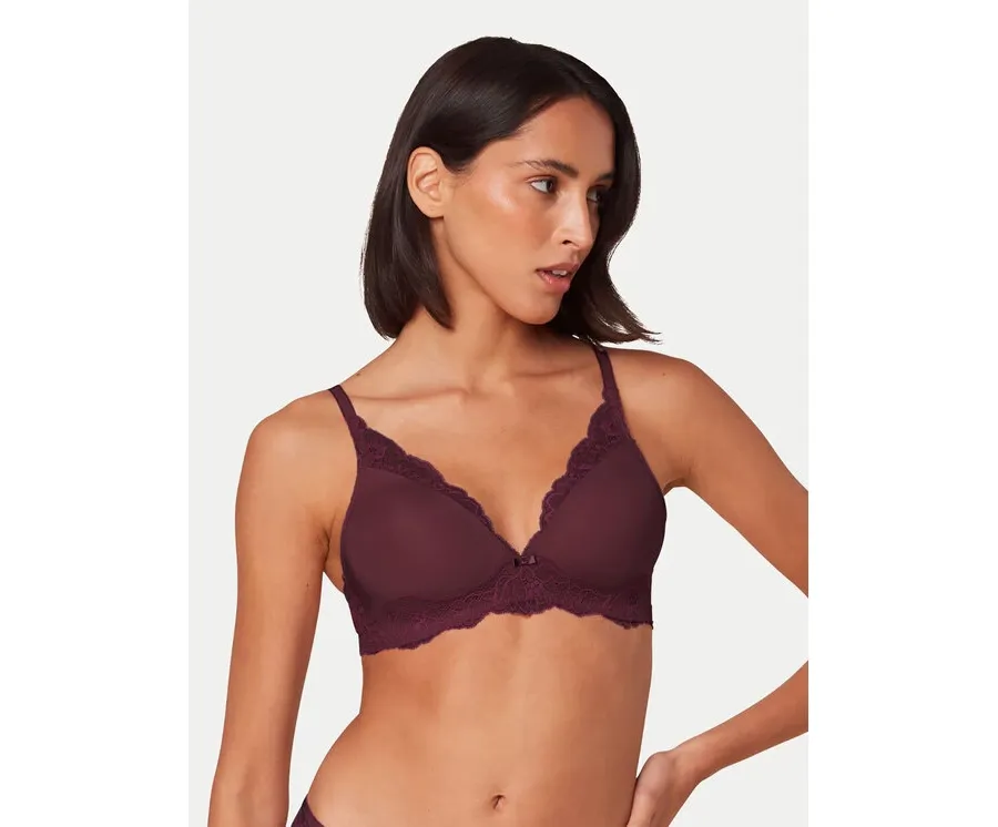 obrazek 1 Triumph Biustonosz bezfiszbinowy Amourette Charm 10214457 Bordowy