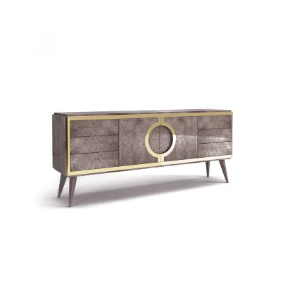 Picture Italian classic 2-door 6 drawer sideboard for an elegant living room - Bianchini