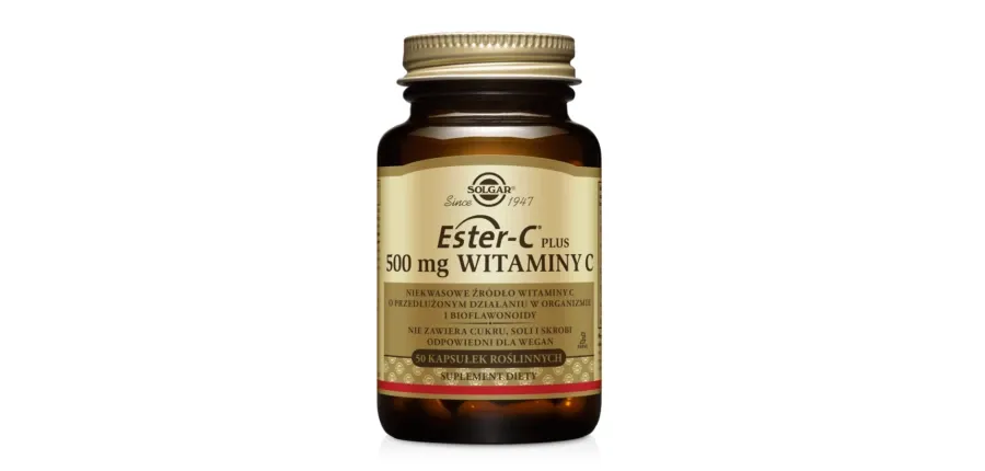 obrazek 1 Solgar Ester-C Plus Suplement diety z witaminą C 500 mg kapsułki