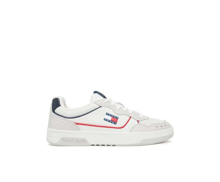 obrazek 1 Tommy Jeans Sneakersy Tjm Cupsole Elevated EM0EM01585 Écru