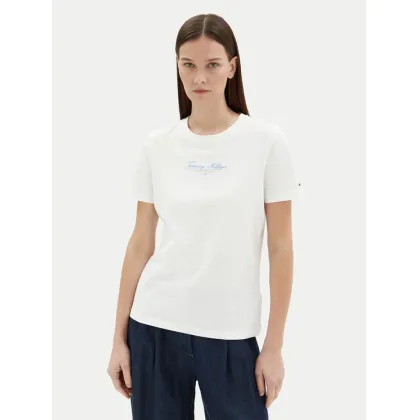 Zdjęcie Tommy Hilfiger T-Shirt WW0WW45428 Biały Regular Fit