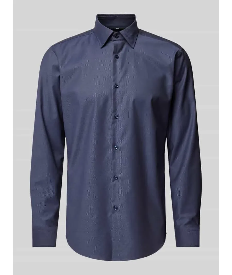 obrazek 1 Koszula biznesowa o kroju regular fit z kołnierzykiem typu kent model ‘Joe’