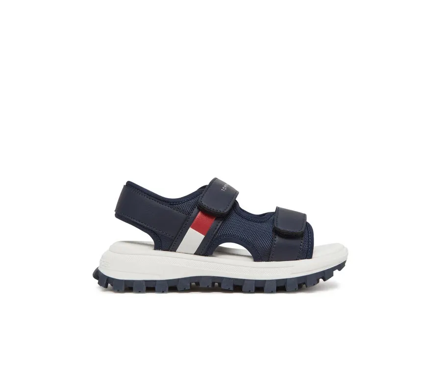 obrazek 1 Tommy Hilfiger Sandały T3B2-33900-1591 M Granatowy
