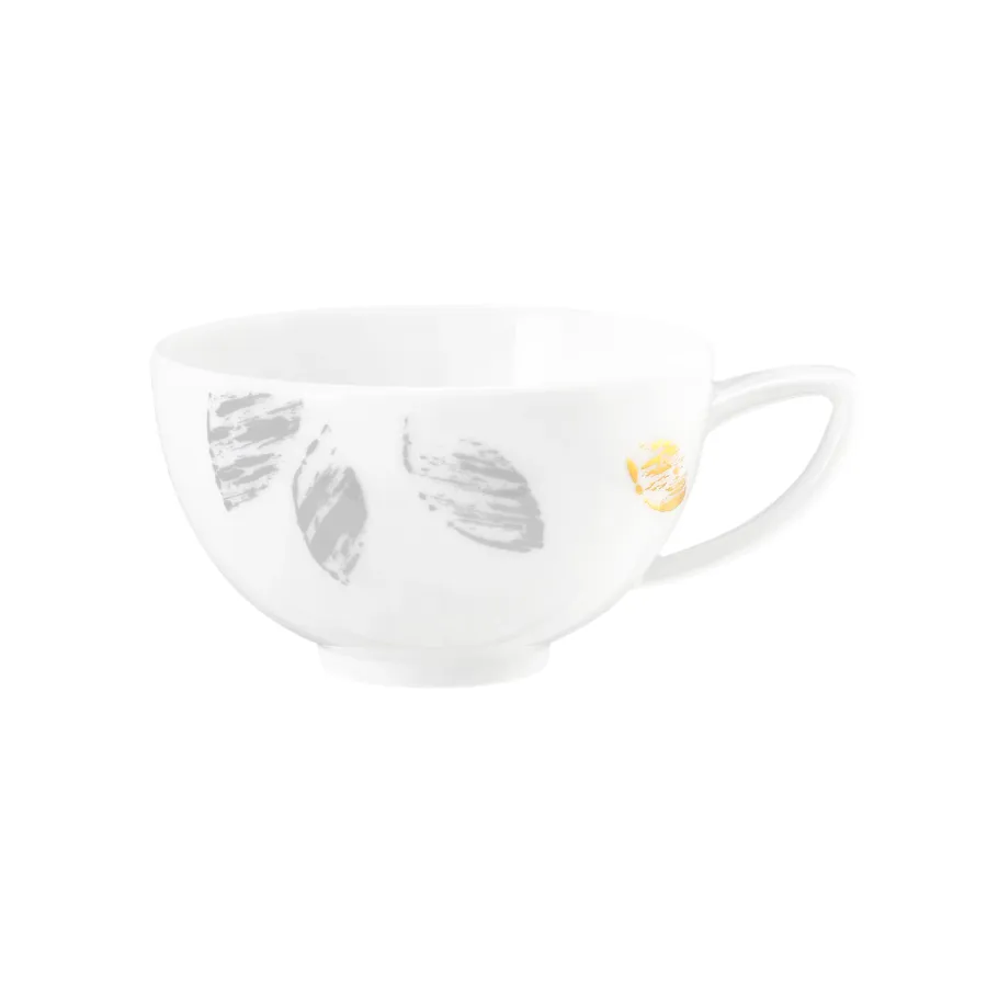 obrazek 1 Luksusowa mała porcelanowa filiżanka do herbaty o wyjątkowym nowoczesnym zdobieniu - Tettau