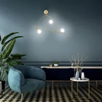 Zdjęcie Unikalna stalowa lampa ścienna Freedom LED 3x6W ,720LM, 3000K