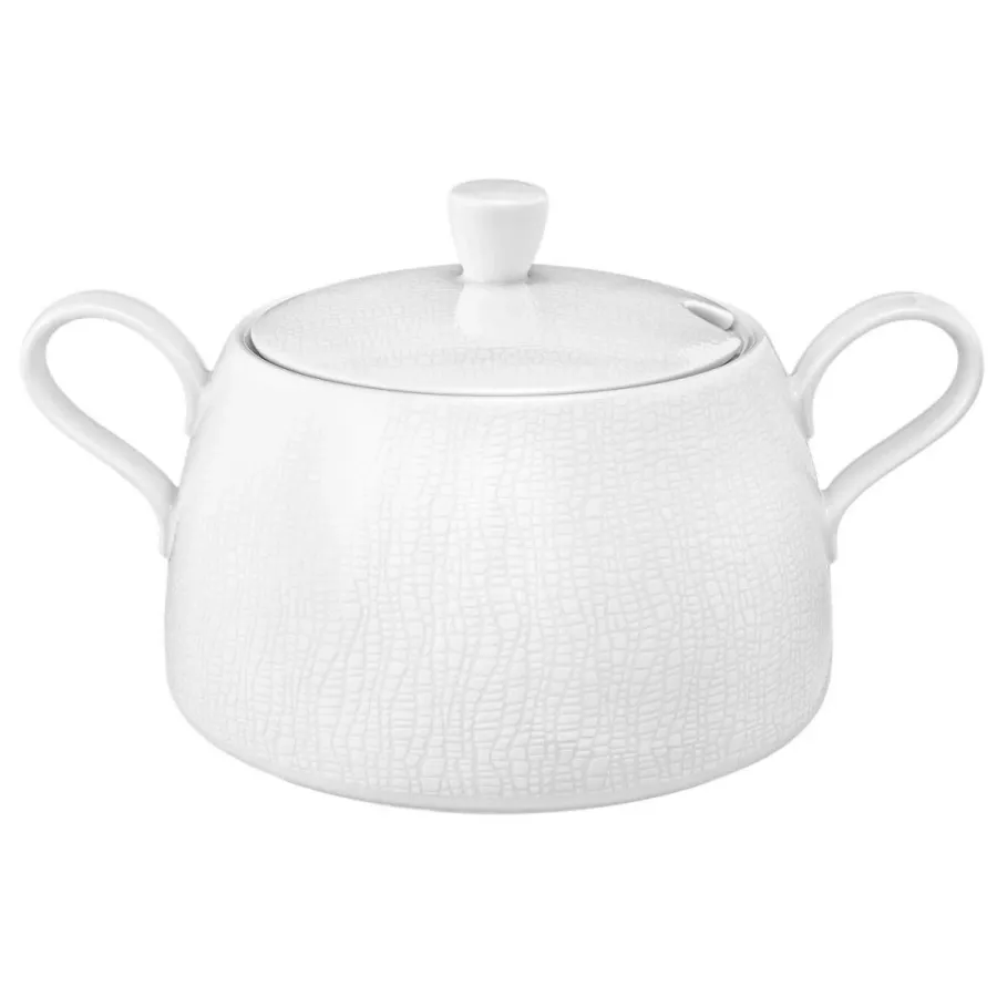 obrazek 1 Duża porcelanowa misa z pokrywką w białym kolorze - Seltmann Weiden