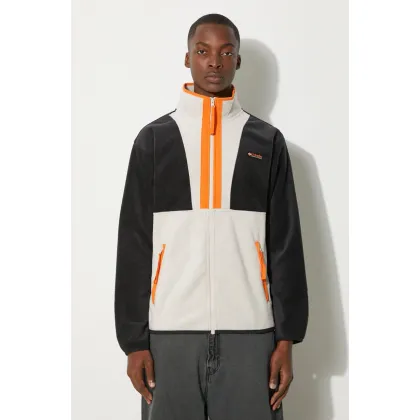 Zdjęcie Columbia bluza M Back Bowl FZ Fleece męska kolor beżowy wzorzysta 1872794