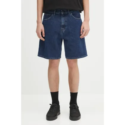 Zdjęcie Carhartt WIP szorty jeansowe bawełniane Nolan Short męskie kolor granatowy I034869.106