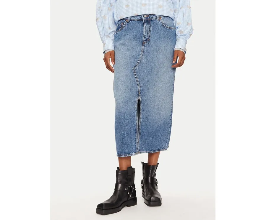 obrazek 1 Mustang Spódnica jeansowa Eureka 1015589 Niebieski Slim Fit