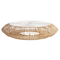 Picture A prestigious terrace table made of woven fabric - Kenneth Cobonpue