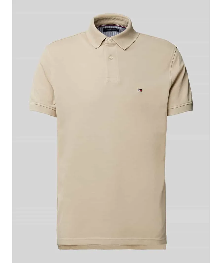 obrazek 1 Tommy Hilfiger Polo 1985 MW0MW17770 Beżowy Regular Fit