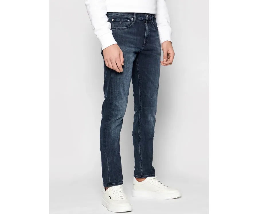 obrazek 1 Calvin Klein Jeans Jeansy J30J317663 Granatowy Slim Fit