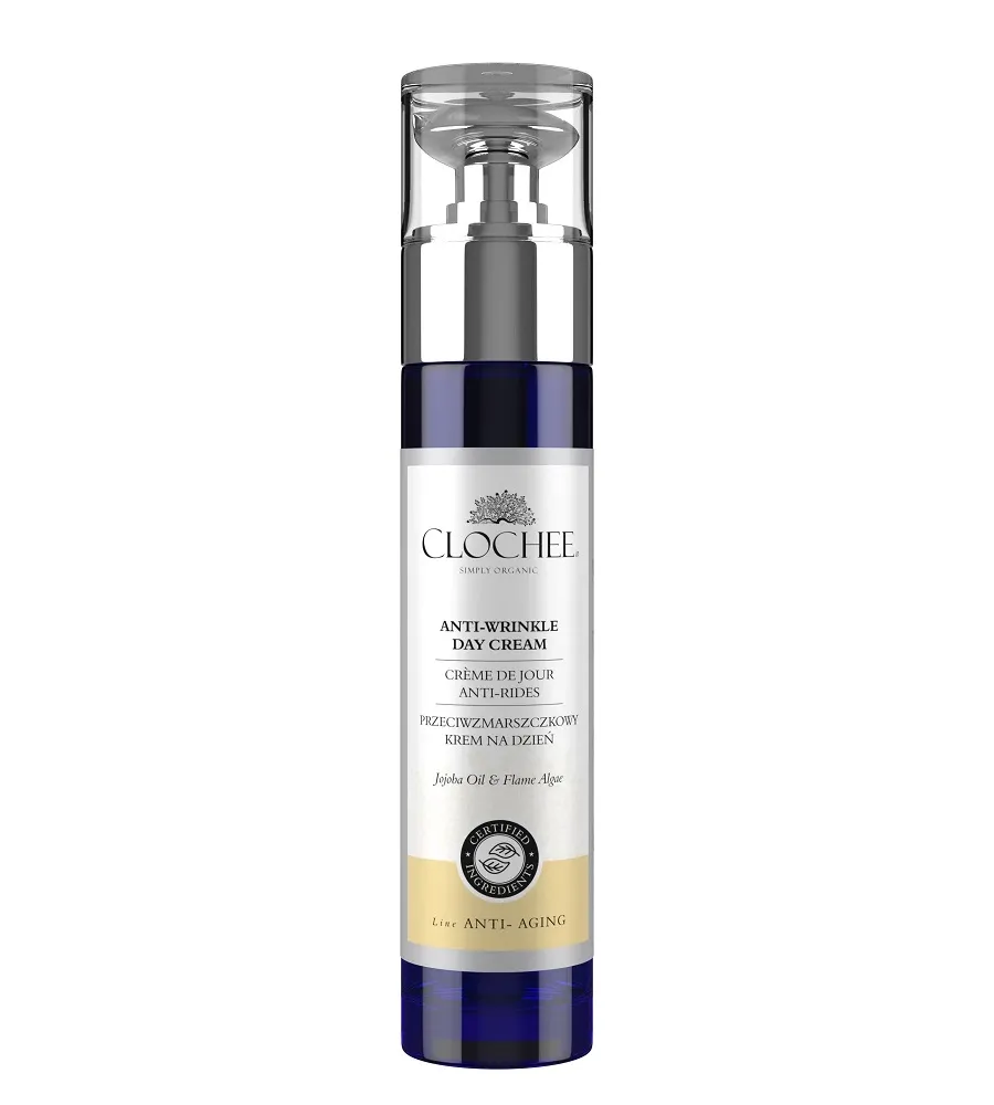 obrazek 1 Clochee Simply Organic Przeciwzmarszczkowy krem na dzień  50 ml