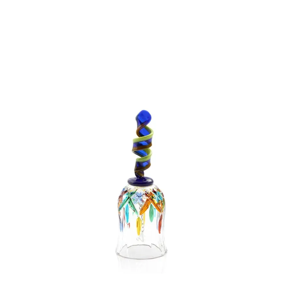 obrazek 1 Kolorowy dzwonek wykonany ze szkła murano (14 cm)