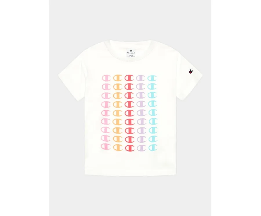 obrazek 1 Champion T-Shirt 404618 Biały Regular Fit