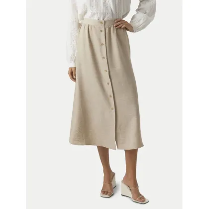 Zdjęcie Vero Moda Spódnica midi Melaney 10304134 Beżowy Regular Fit