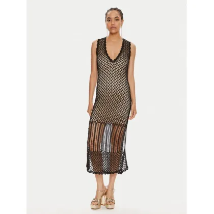 Zdjęcie TWINSET Sukienka dzianinowa 241TT3210 Czarny Slim Fit