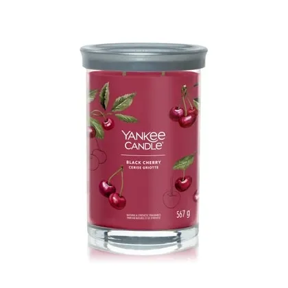 Zdjęcie Yankee Candle Black Cherry Signature Large Tumbler Świeca zapachowa 567 g