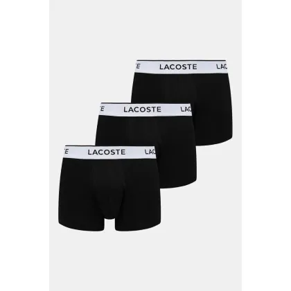 Zdjęcie Lacoste bokserki 3-pack męskie kolor szary 5H2392
