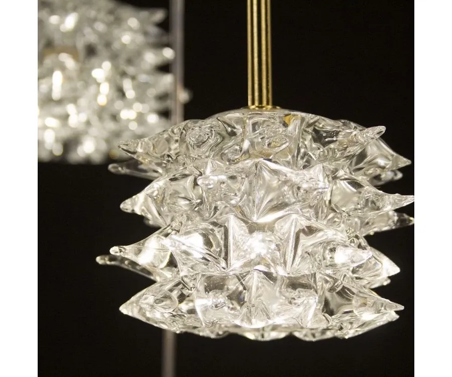 obrazek 2 Elegancka lampa sufitowa - szkło murano wykonane ręcznie prosto z Włoch