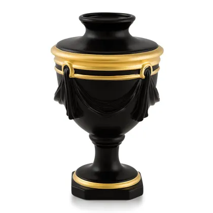 Picture Black and gold ceramic vase – Ahura