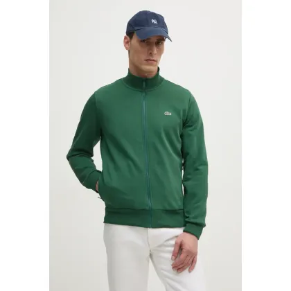 Zdjęcie Lacoste bluza męska kolor zielony gładka