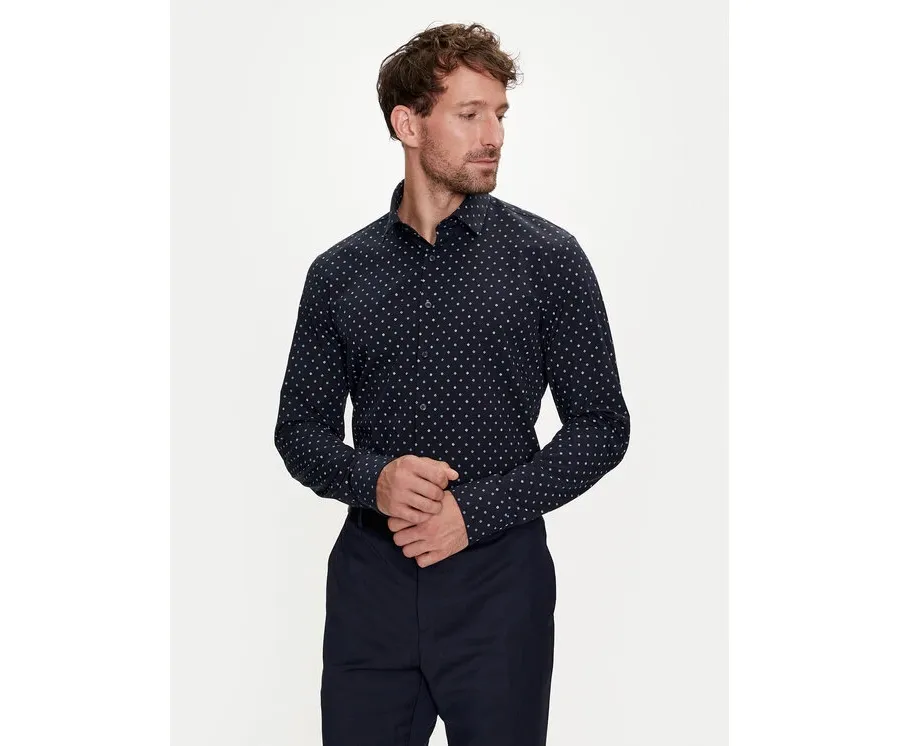 obrazek 1 Calvin Klein Koszula K10K113168 Granatowy Slim Fit