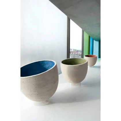 Zdjęcie Elegancka gliniana donica na taras - Atelier Vierkant