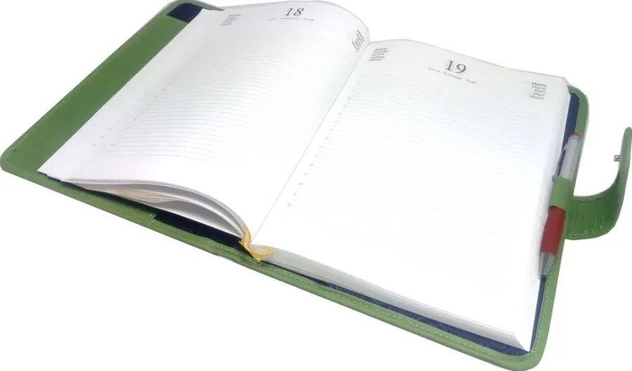 obrazek 2 Włoski skórzany notes z opcją personalizacji