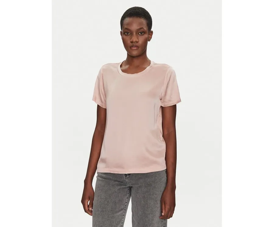 obrazek 1 ViCOLO Bluzka TD0007 Różowy Relaxed Fit