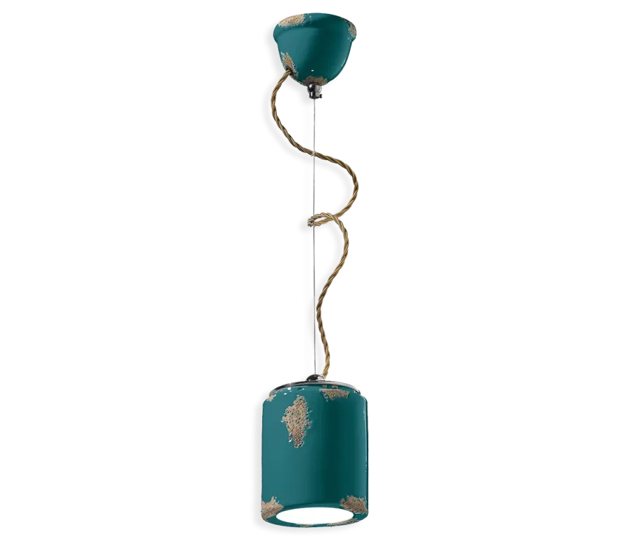 obrazek 6 Włoska mała lampa wisząca w stylu vintage o minimalistycznym wzornictwie